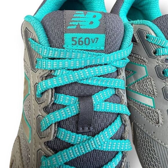 New Balance Women's 560 v7 Gray Teal Running Shoes Fitness Athletic Sneakers 10 - Picture 10 of 15